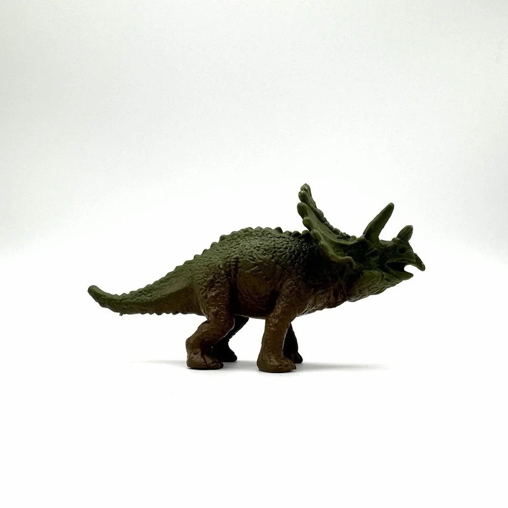 Dinosaur Figure Lot - Triceratops & Stegosaurus -‎ Set of 3 Toys